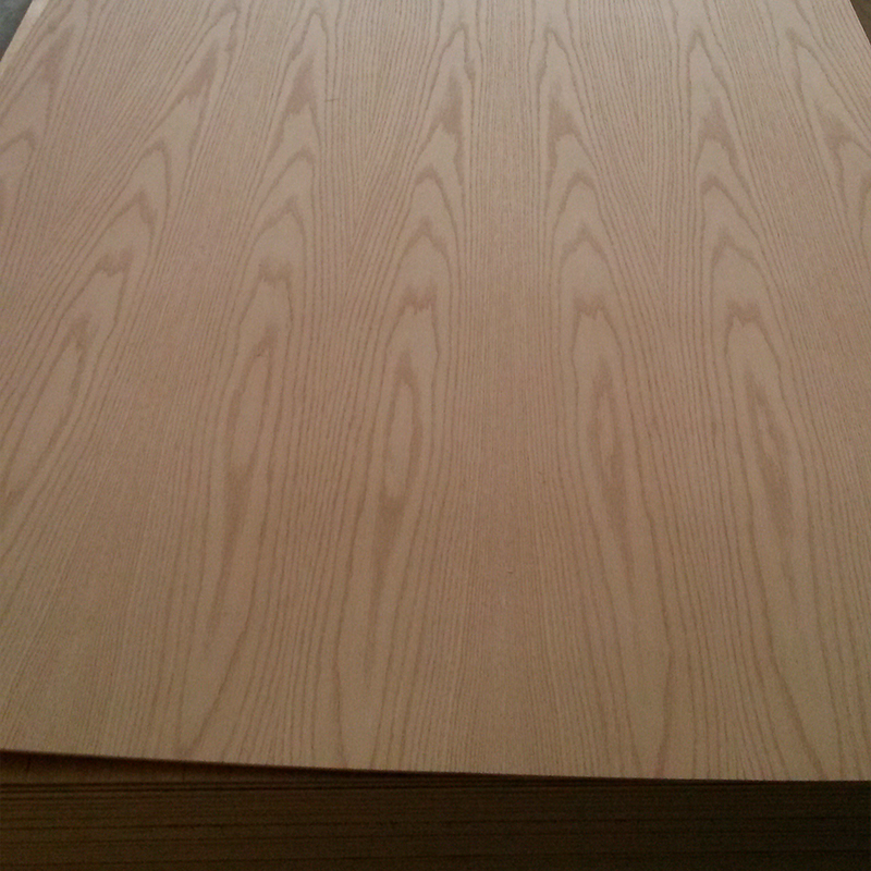 Red oak veneer face plywood